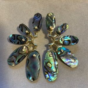 Kendra scott abalone Ashlyn statement earrings